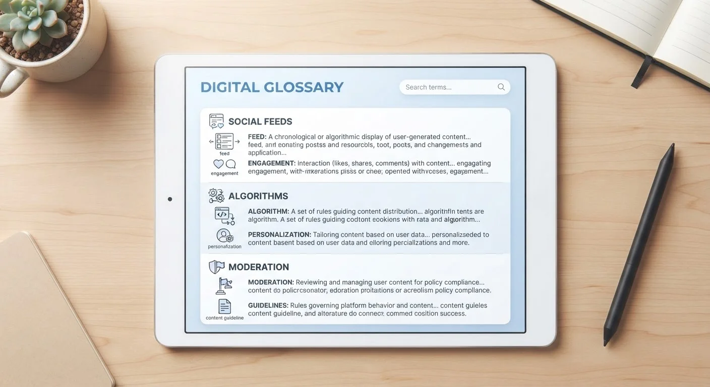 A Plain-Language Glossary of Online Platform Terms