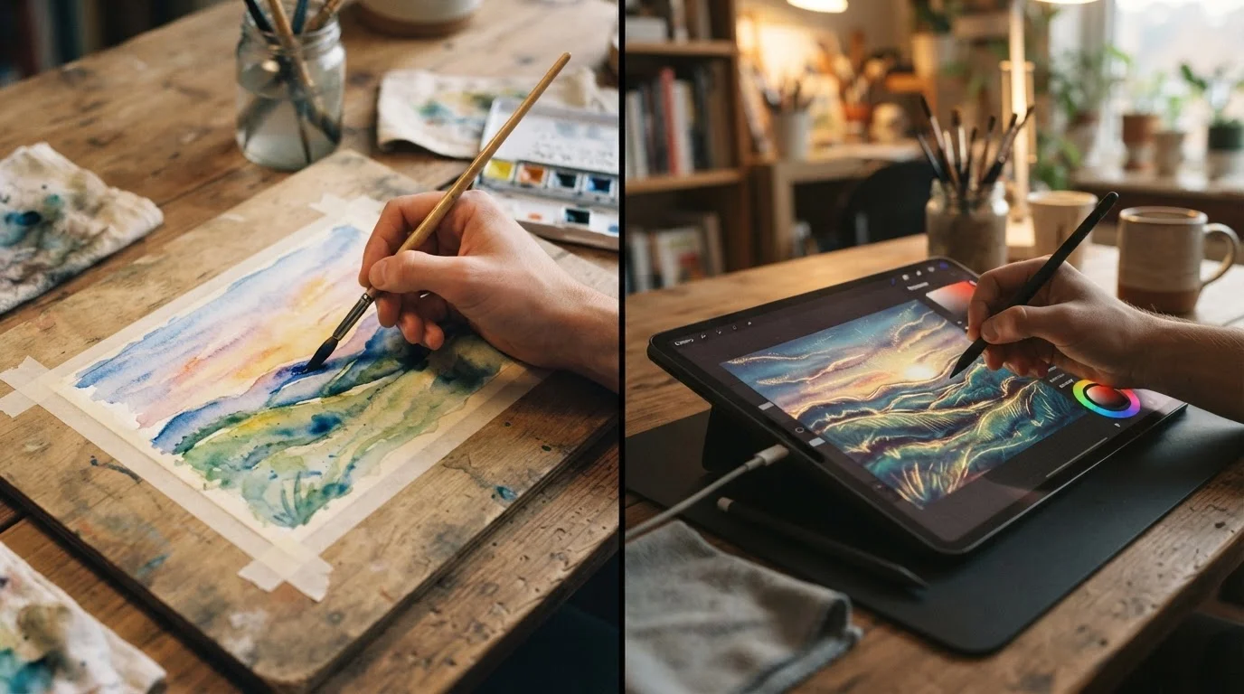 Analog vs. Digital Creative Arts: Weighing the Trade-Offs