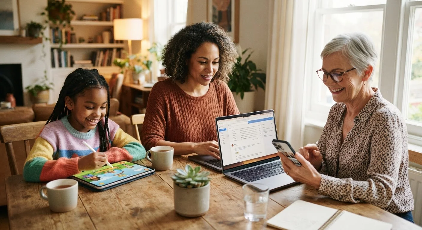 Digital Habits Across the Lifespan: Children, Adults, and Older Users