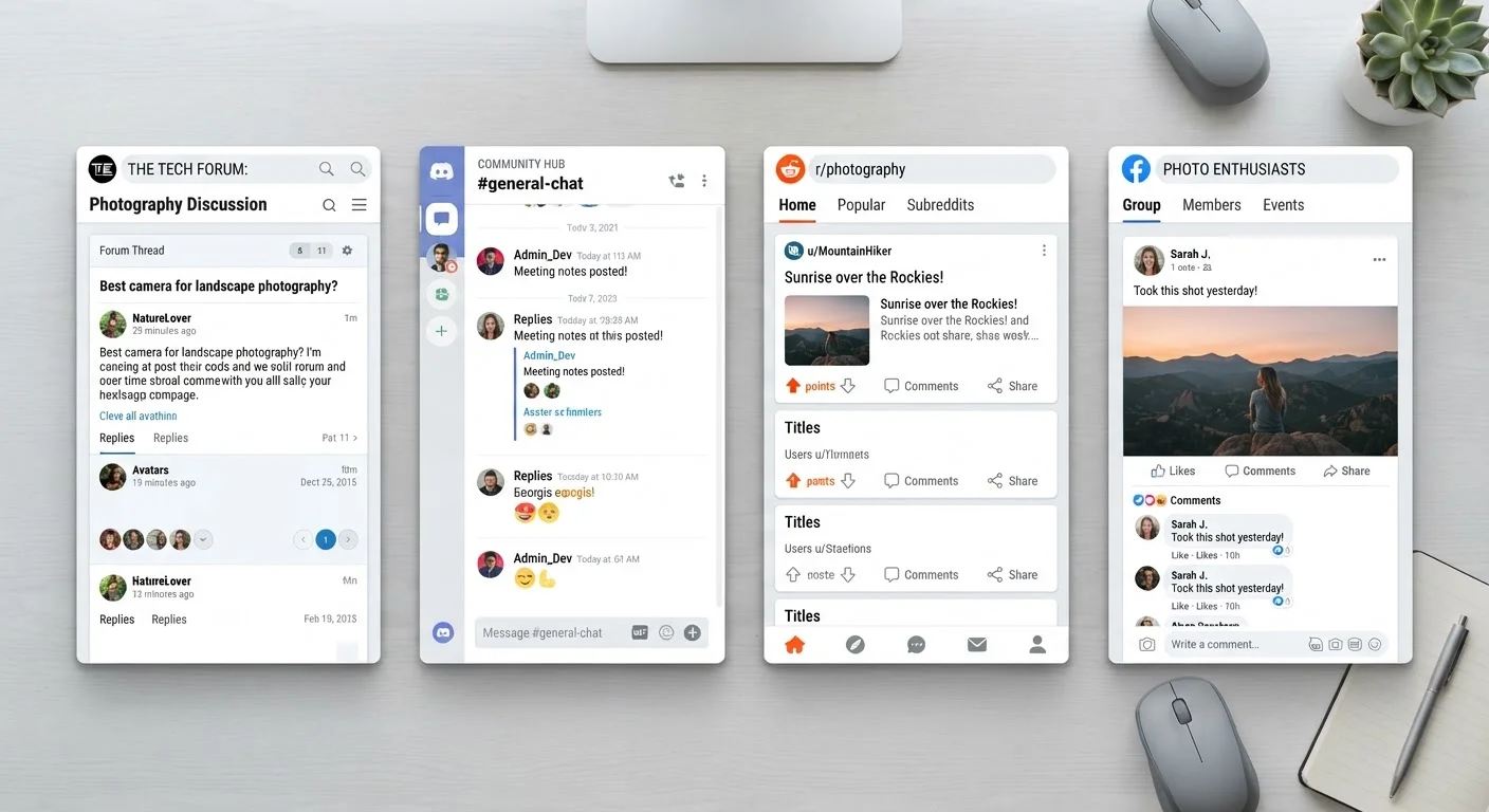 Forum, Discord, Subreddit, or Facebook Group: Matching the Platform to the Purpose