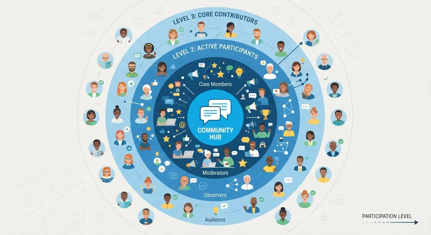 Lurkers, Contributors, and Moderators: Who's Actually in an Online Community