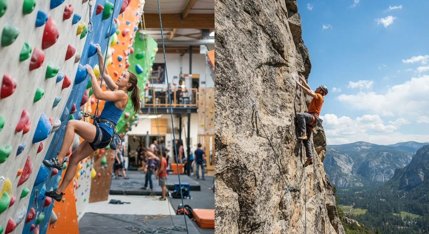 Rock Climbing Indoors vs. Outdoors: How the Two Environments Shape the Sport Differently
