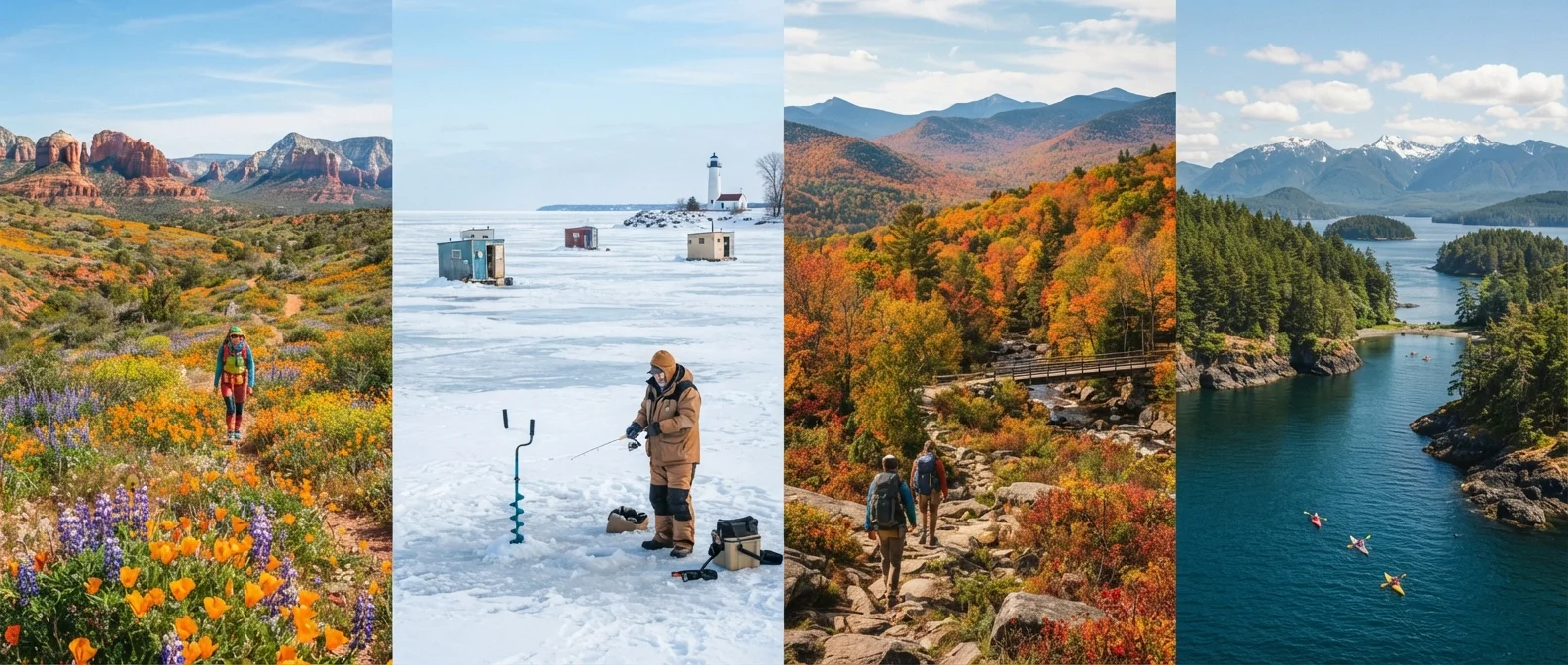 Seasonal Outdoor Activities Across the U.S.: What's Worth Trying in Each Region