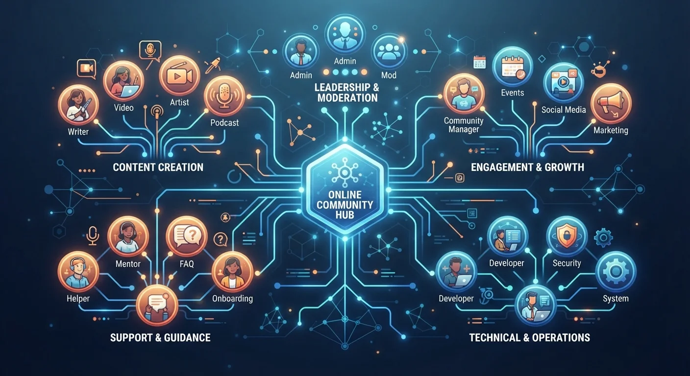 The Anatomy of an Online Community: Roles, Rules, and Shared Purpose
