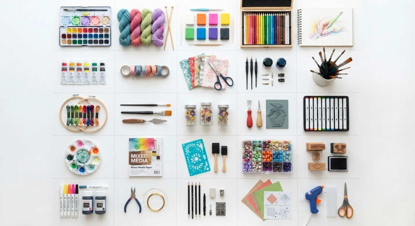 The Wide World of Creative Arts Hobbies, Mapped Out