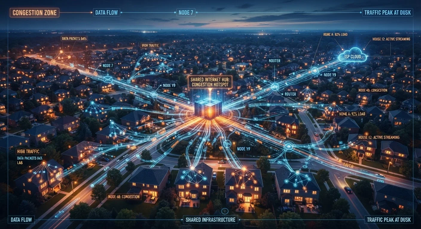 Why Your Internet Slows Down During Peak Hours